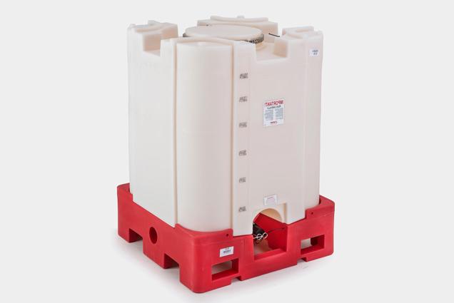 Wide Mouth Square Stackable IBC Tank